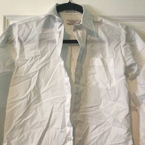 Boys white izod button down